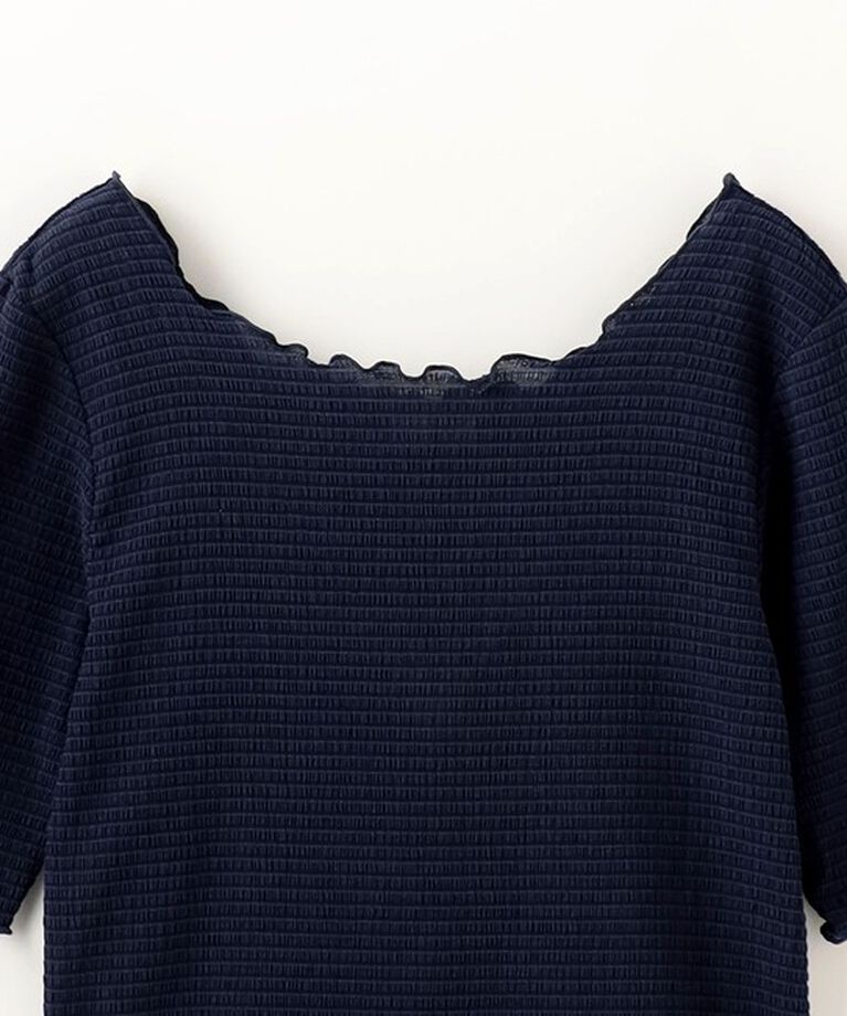 STEVEN ALAN「＜Steven Alan＞クレープ ハーフスリーブ プルオーバー」|Tシャツ・カットソー|