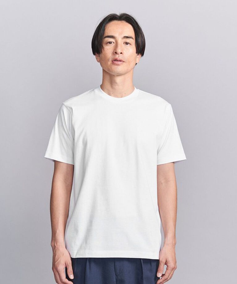 BEAUTY&YOUTH UNITED ARROWS「ハイゲージ ガスコットン クルーネック ショートスリーブ Tシャツ ‐抗菌 防臭機能‐」|Tシャツ・カットソー|