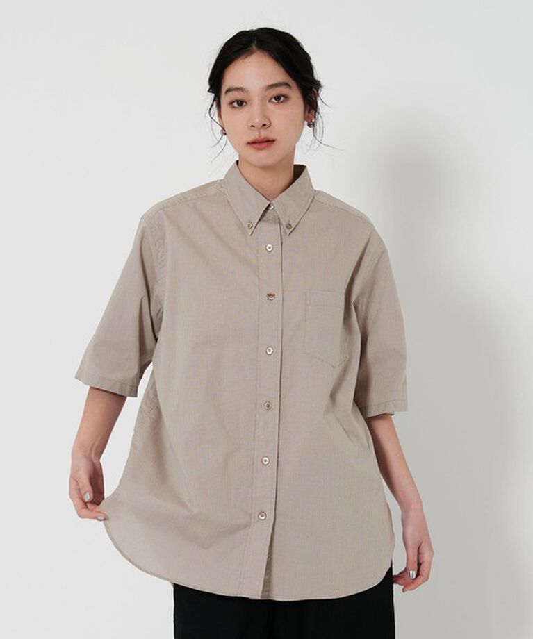 BEAUTY&YOUTH UNITED ARROWS「コットンチェック ショートスリーブ シャツ」|シャツ・ブラウス|