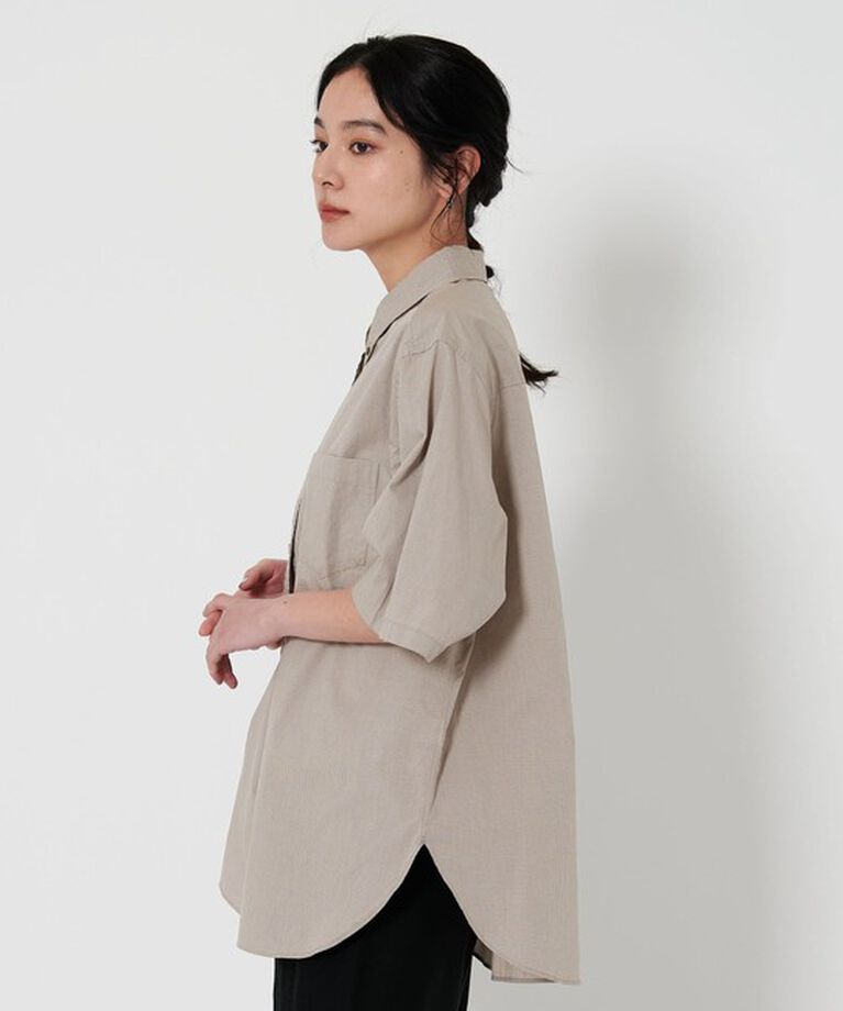 BEAUTY&YOUTH UNITED ARROWS「コットンチェック ショートスリーブ シャツ」|シャツ・ブラウス|
