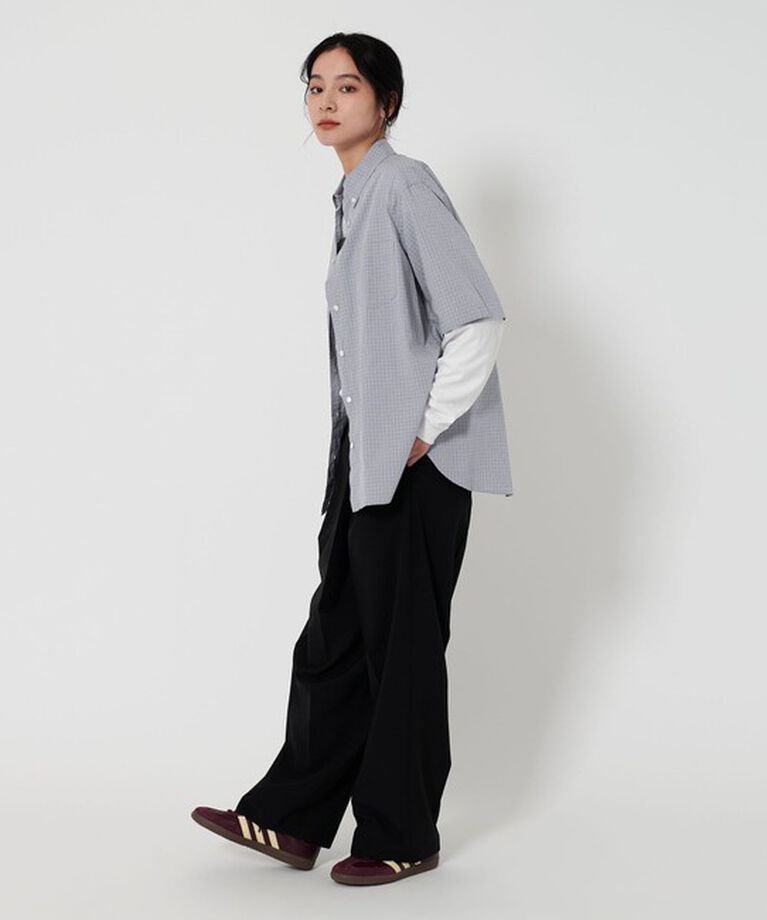 BEAUTY&YOUTH UNITED ARROWS「コットンチェック ショートスリーブ シャツ」|シャツ・ブラウス|