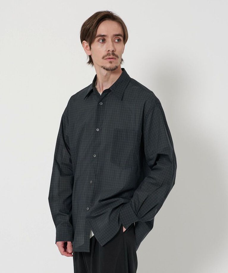 BEAUTY&YOUTH UNITED ARROWS「シアー ギンガムチェック レギュラーシャツ」|シャツ・ブラウス|