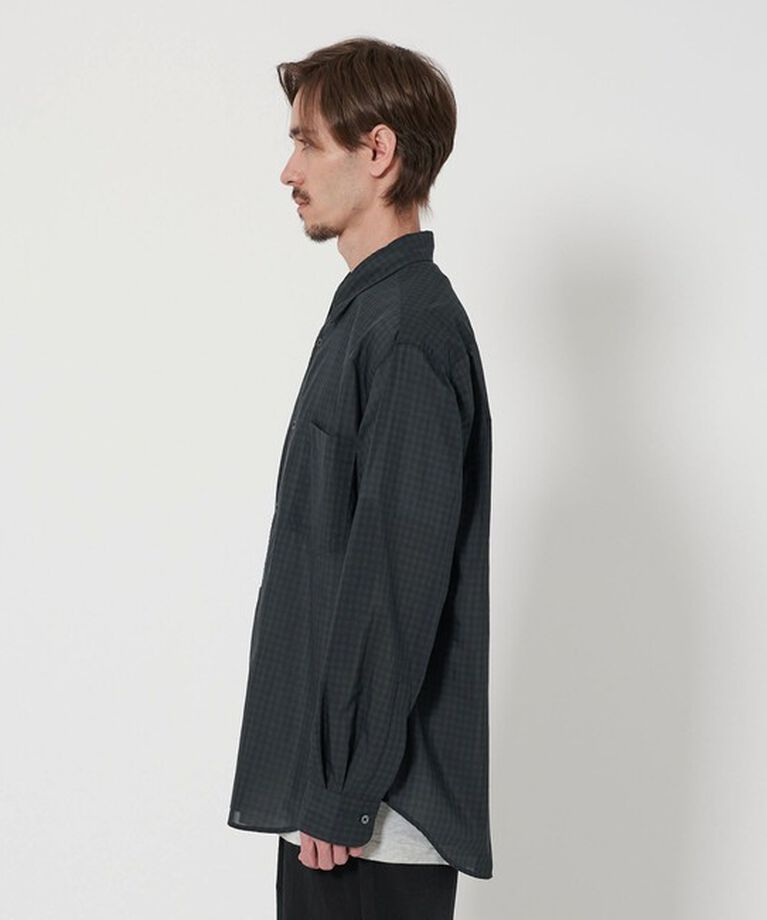 BEAUTY&YOUTH UNITED ARROWS「シアー ギンガムチェック レギュラーシャツ」|シャツ・ブラウス|