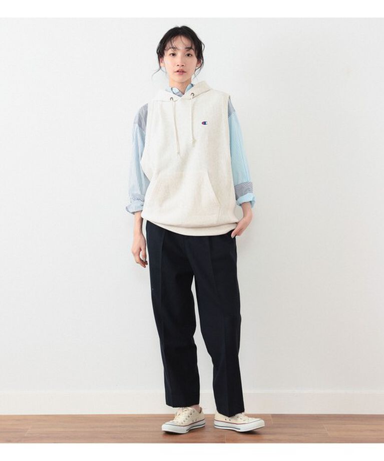 BEAMSBOY「BEAMS BOY / ポリエステル ウール シンチ バック スラックス」|スラックス|