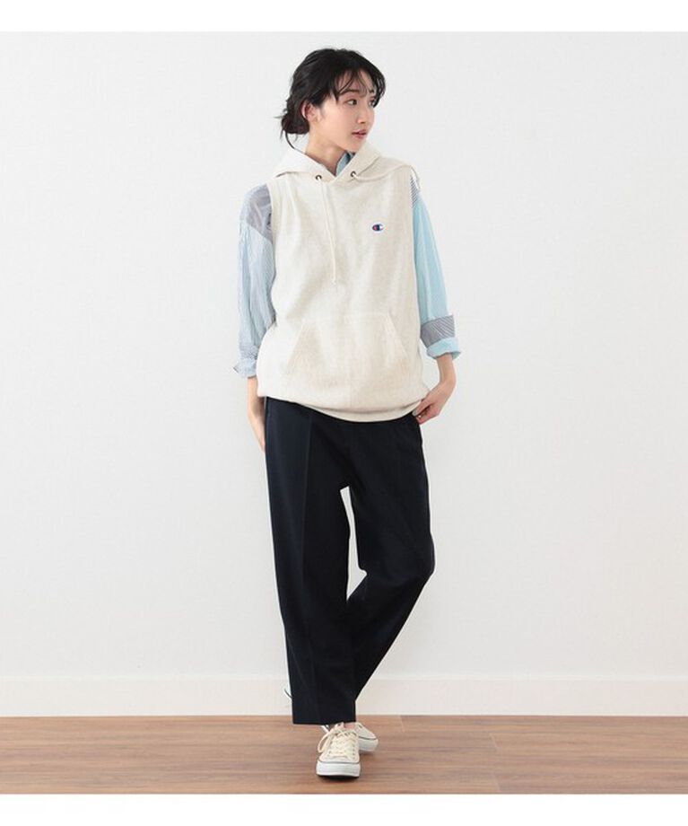 BEAMSBOY「BEAMS BOY / ポリエステル ウール シンチ バック スラックス」|スラックス|