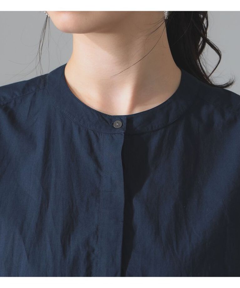 Demi-Luxe BEAMS 「【別注】ne Quittez pas / コットンポプリン ウエーブタック ブラウス」|シャツ・ブラウス|