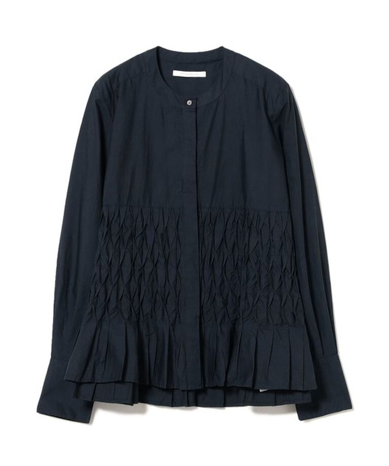 Demi-Luxe BEAMS 「【別注】ne Quittez pas / コットンポプリン ウエーブタック ブラウス」|シャツ・ブラウス|