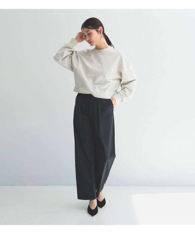 Demi-Luxe BEAMS 「ウール混 タックパンツ」|チノ|
