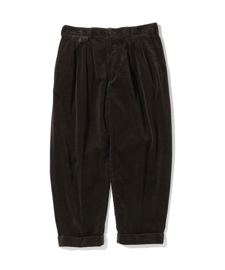 BEAMS「BEAMS PLUS / 2プリーツ コーデュロイ トラウザーズ」|その他|D.BROWN