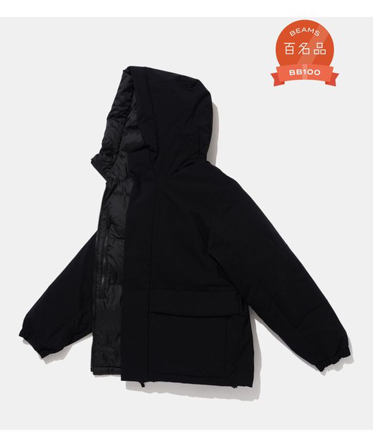 BEAMS「Dermizax (TM) リバーシブル ダウンジャケット」|ブルゾン・スタジャン|BLACK
