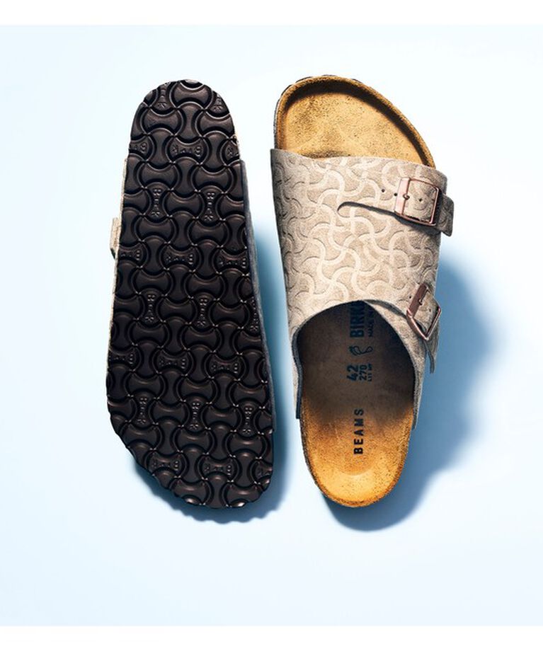 BEAMS「BIRKENSTOCK × BEAMS / 別注 Zurich BONE PATTERN」|サンダル|Taupe