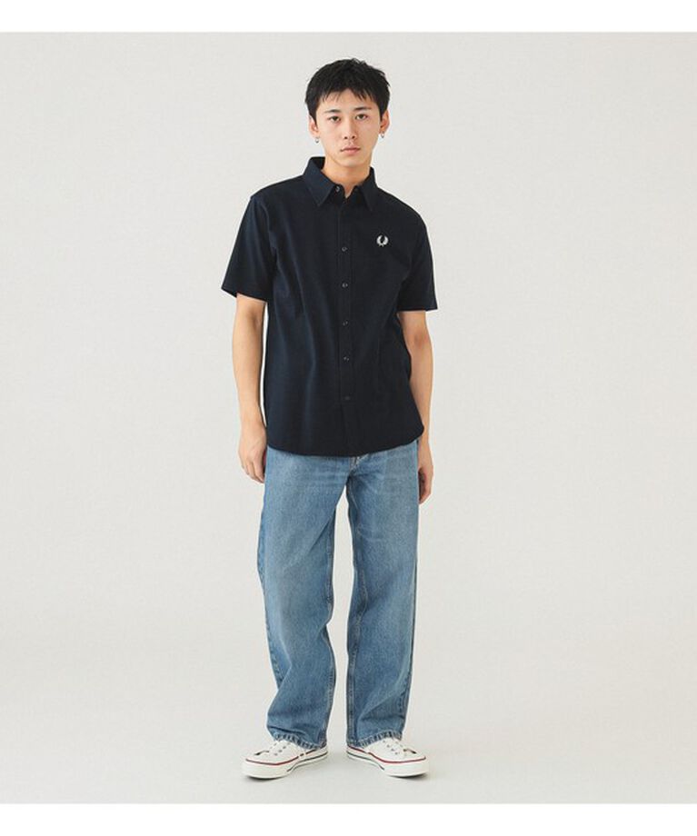 BEAMS「【別注】FRED PERRY / 鹿の子 ショートスリーブ シャツ」|シャツ・ブラウス|