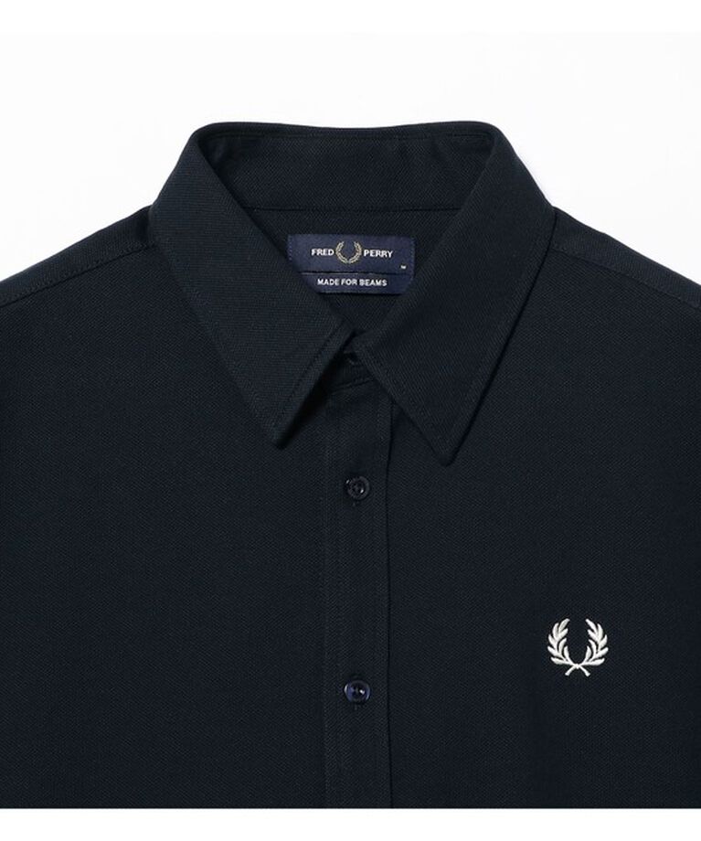 BEAMS「【別注】FRED PERRY / 鹿の子 ショートスリーブ シャツ」|シャツ・ブラウス|