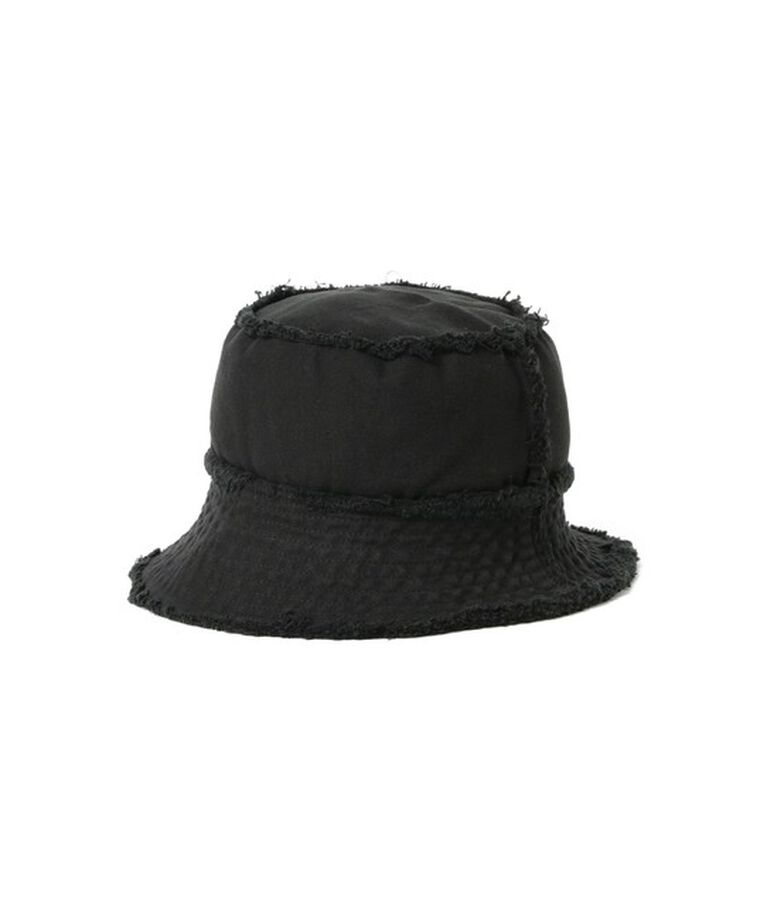 BEAMS「【別注】GRILLO / キャンバス バケット ハット」|キャップ・キャスケット|BLACK
