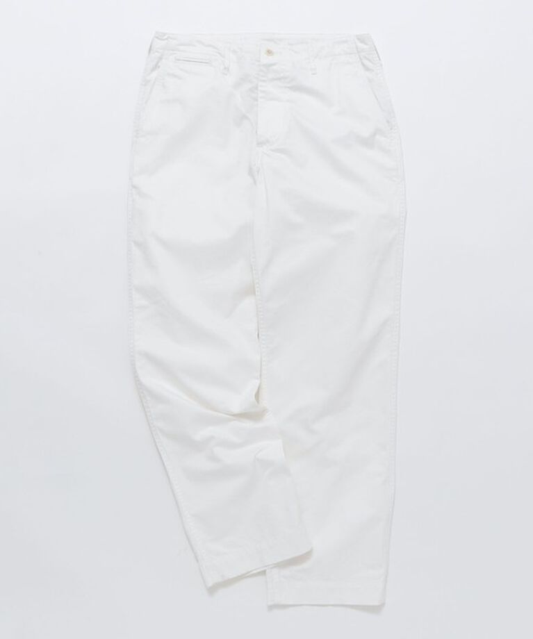 SHIPS「SHIPS STANDARD: GIZAコットン ツイル M-41 チノパンツ」|チノ|