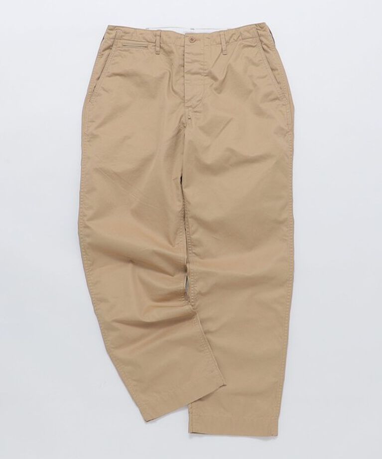 SHIPS「SHIPS STANDARD: GIZAコットン ツイル M-41 チノパンツ」|チノ|