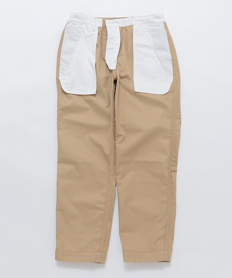 SHIPS「SHIPS STANDARD: GIZAコットン ツイル M-41 チノパンツ」|チノ|