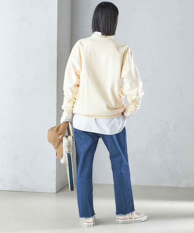 SHIPS for women「【SHIPS別注】Odub:〈手洗い可能〉メタリック ロゴ スウェット 24SS ◇」|スウェット・ジャージ|