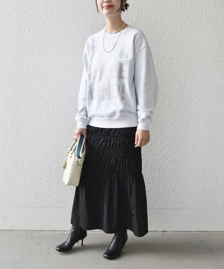 SHIPS for women「【SHIPS別注】Odub:〈手洗い可能〉メタリック ロゴ スウェット 24SS ◇」|スウェット・ジャージ|