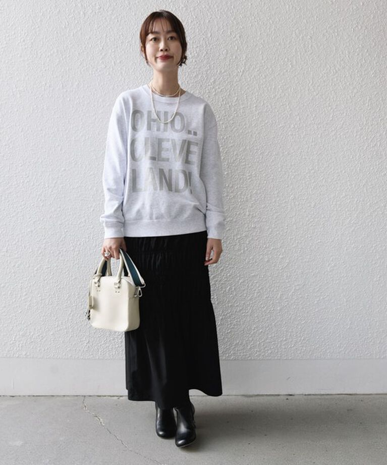 SHIPS for women「【SHIPS別注】Odub:〈手洗い可能〉メタリック ロゴ スウェット 24SS ◇」|スウェット・ジャージ|