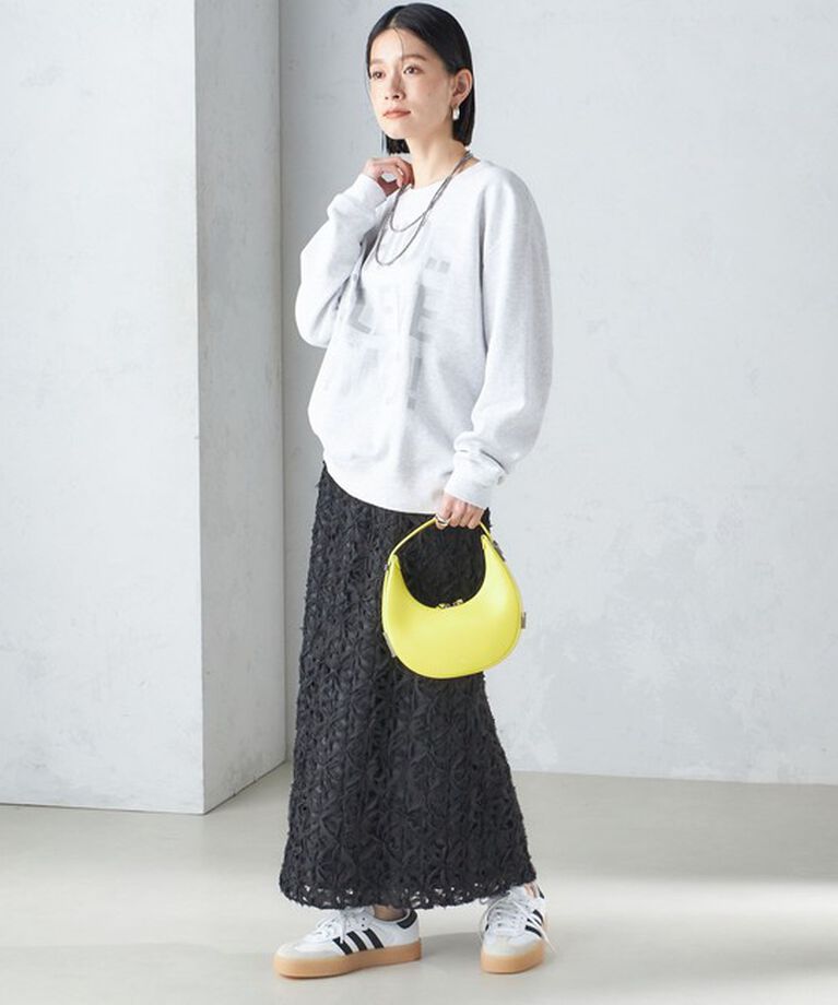 SHIPS for women「【SHIPS別注】Odub:〈手洗い可能〉メタリック ロゴ スウェット 24SS ◇」|スウェット・ジャージ|
