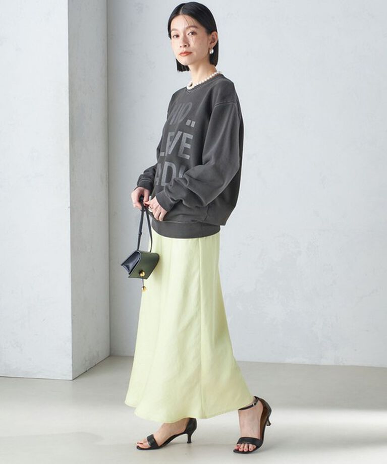 SHIPS for women「【SHIPS別注】Odub:〈手洗い可能〉メタリック ロゴ スウェット 24SS ◇」|スウェット・ジャージ|