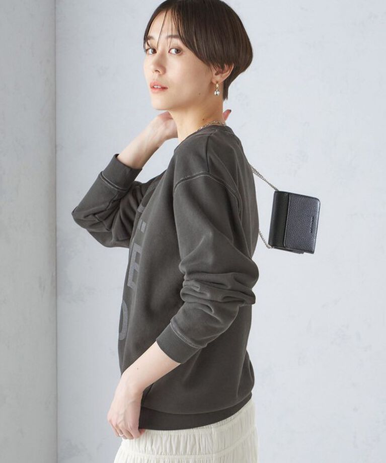 SHIPS for women「【SHIPS別注】Odub:〈手洗い可能〉メタリック ロゴ スウェット 24SS ◇」|スウェット・ジャージ|