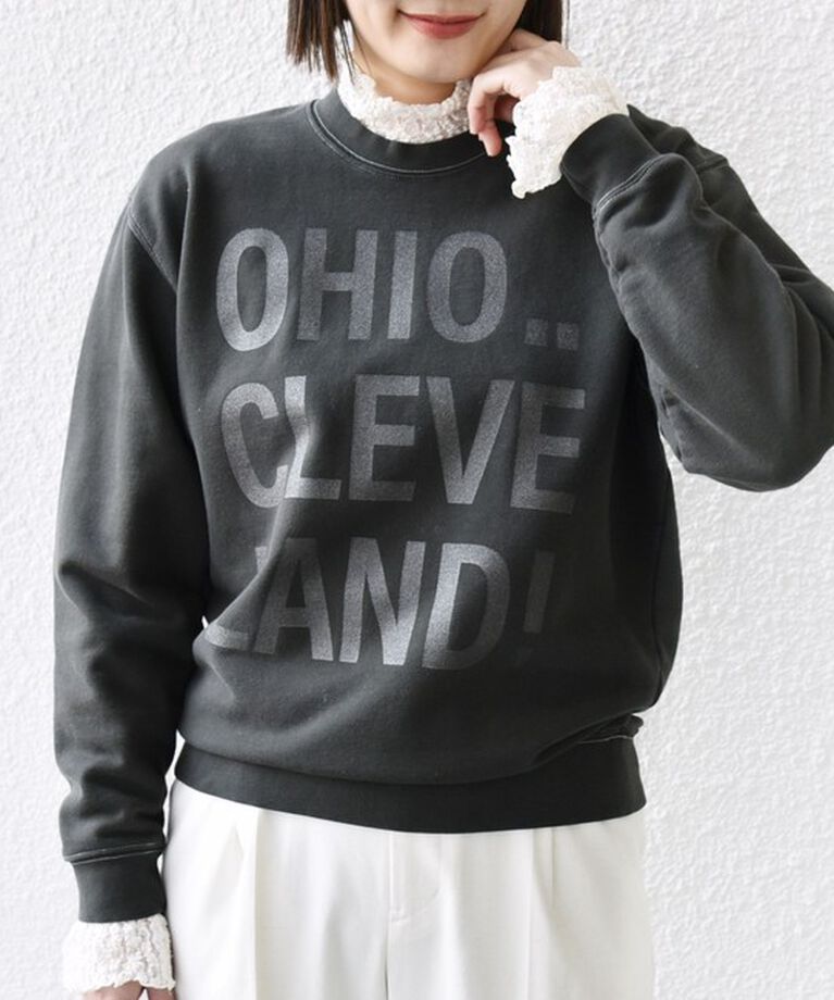 SHIPS for women「【SHIPS別注】Odub:〈手洗い可能〉メタリック ロゴ スウェット 24SS ◇」|スウェット・ジャージ|