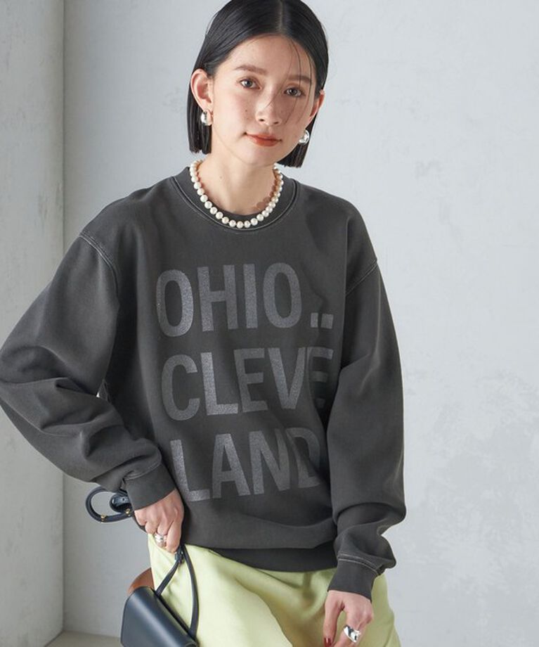 SHIPS for women「【SHIPS別注】Odub:〈手洗い可能〉メタリック ロゴ スウェット 24SS ◇」|スウェット・ジャージ|