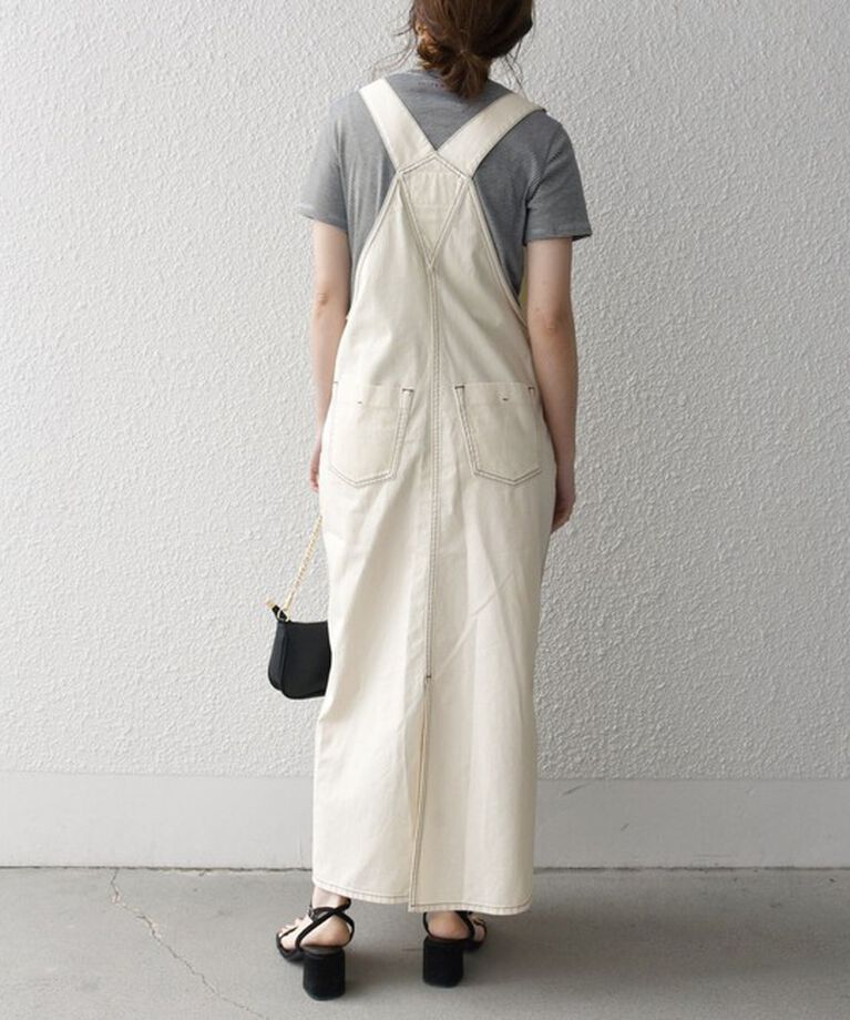 SHIPS any「SHIPS any:〈洗濯機可能〉フロントジップ ジャンパー スカート［SHIPS any DENIM］」|ジャンパースカート|