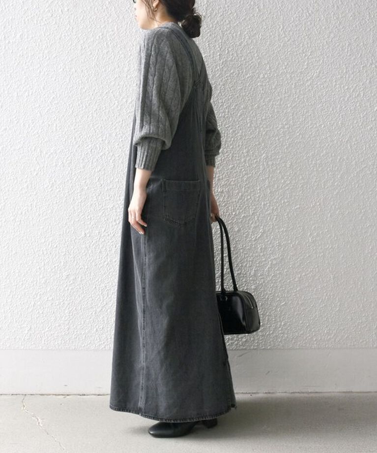 SHIPS any「SHIPS any:〈洗濯機可能〉フロントジップ ジャンパー スカート［SHIPS any DENIM］」|ジャンパースカート|