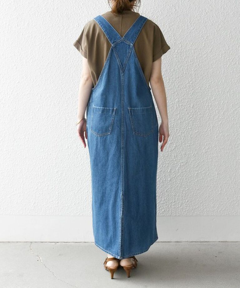 SHIPS any「SHIPS any:〈洗濯機可能〉フロントジップ ジャンパー スカート［SHIPS any DENIM］」|ジャンパースカート|