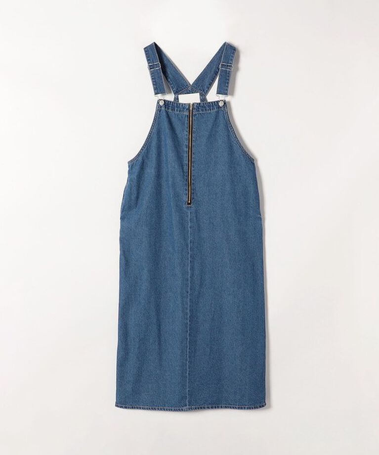 SHIPS any「SHIPS any:〈洗濯機可能〉フロントジップ ジャンパー スカート［SHIPS any DENIM］」|ジャンパースカート|