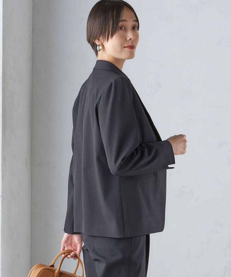 SHIPS for women「〈手洗い可能〉ツイル ストレッチ テーラード ジャケット（セットアップ対応）」|テーラードジャケット|