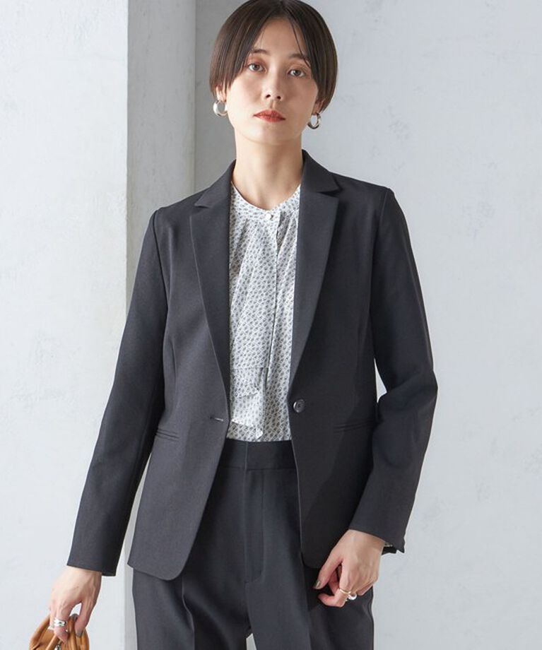 SHIPS for women「〈手洗い可能〉ツイル ストレッチ テーラード ジャケット（セットアップ対応）」|テーラードジャケット|