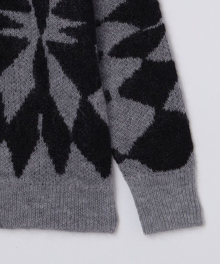 SHIPS「NOMA t.d.: JACQUARD DIAMOND CARDIGAN」|カーディガン|