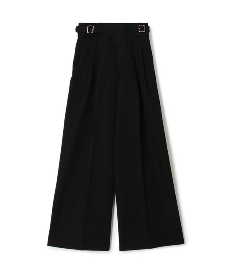 TOMORROWLAND BUYING WEAR「【別注】THE RERACS TWO TUCK WIDE GURKHA PANTS」|スラックス|19 ブラック