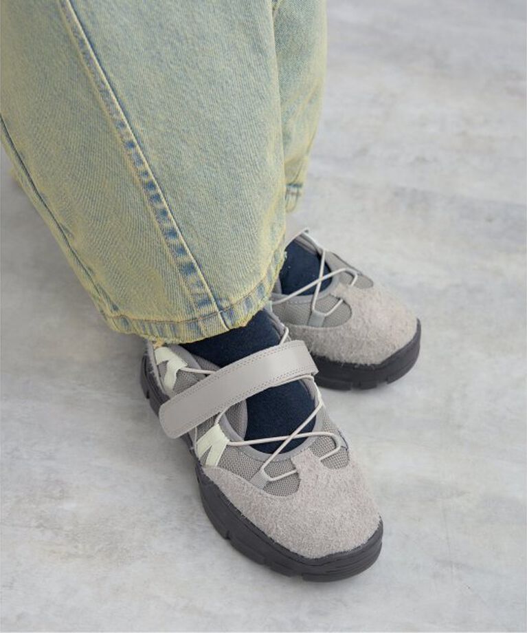 JOINT WORKS「ROCKFISHWeatherwear/ロックフィッシュW BRYN VELCRO SNEAKERS SUEDE」|その他|グレーA