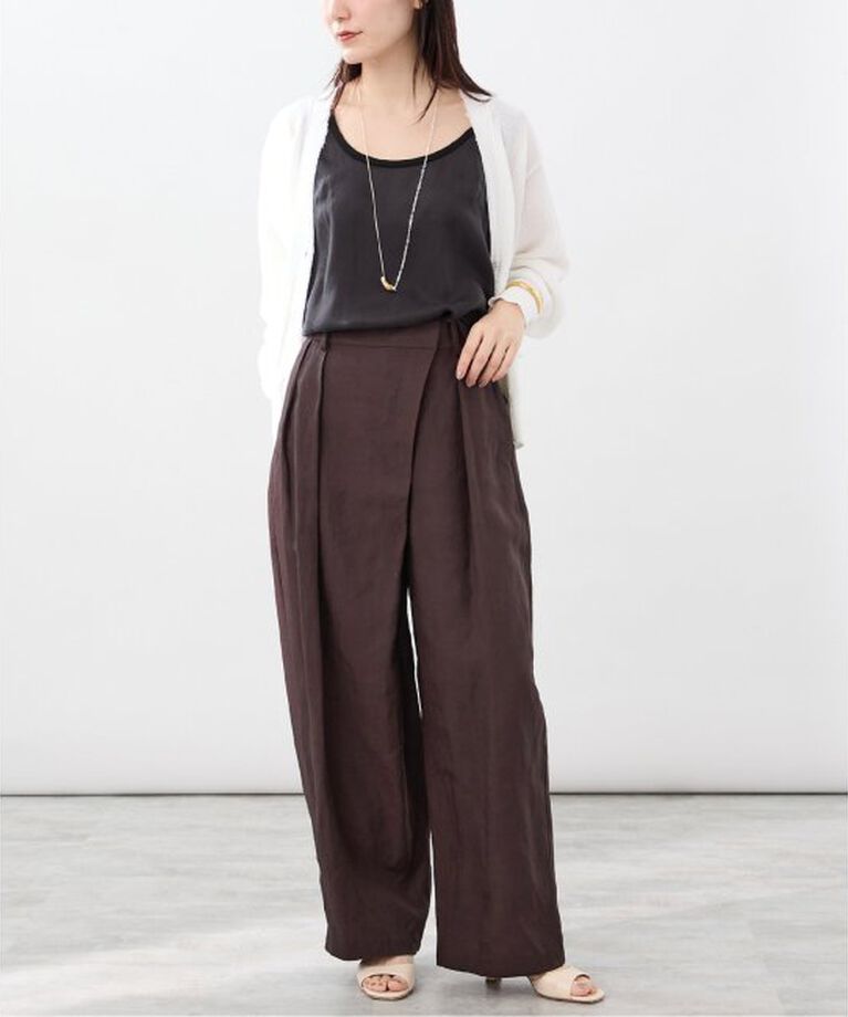 VERMEIL par iena「オーバークロスタックパンツ」|その他|