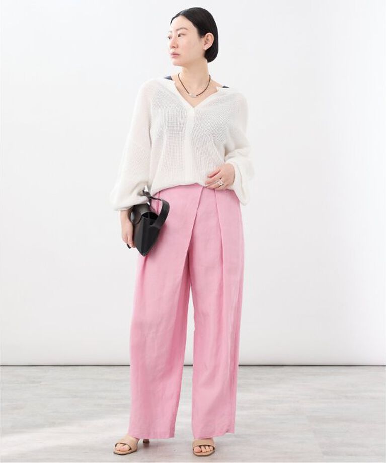 VERMEIL par iena「オーバークロスタックパンツ」|その他|