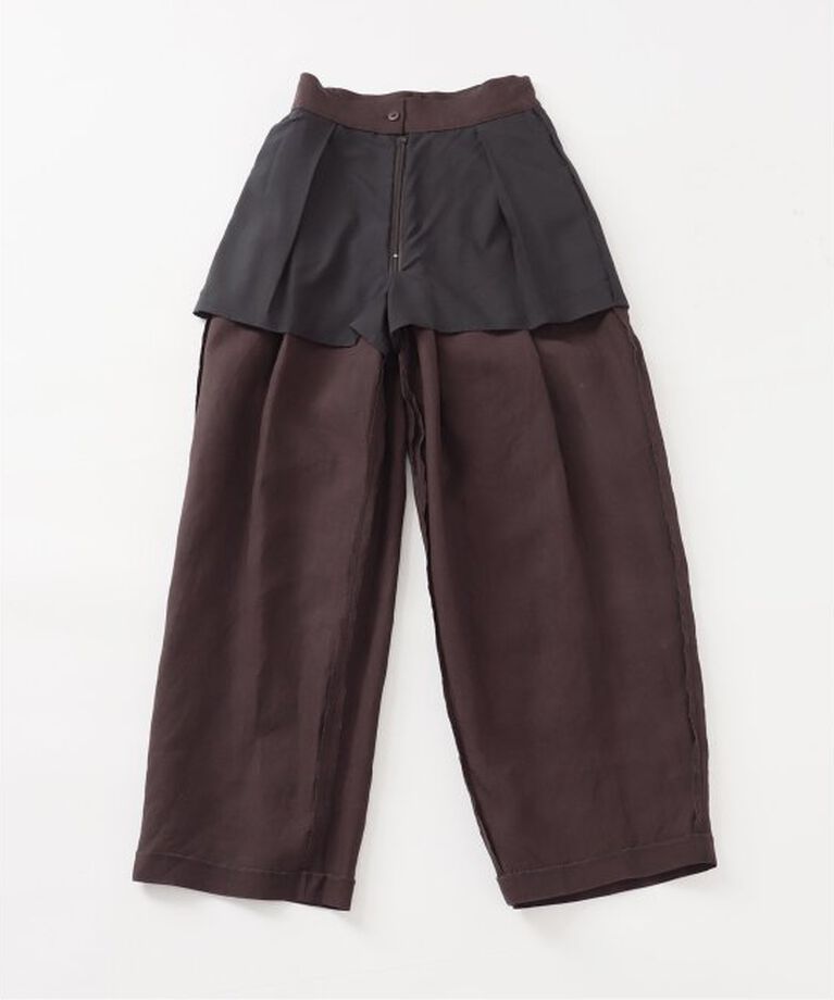 VERMEIL par iena「オーバークロスタックパンツ」|その他|