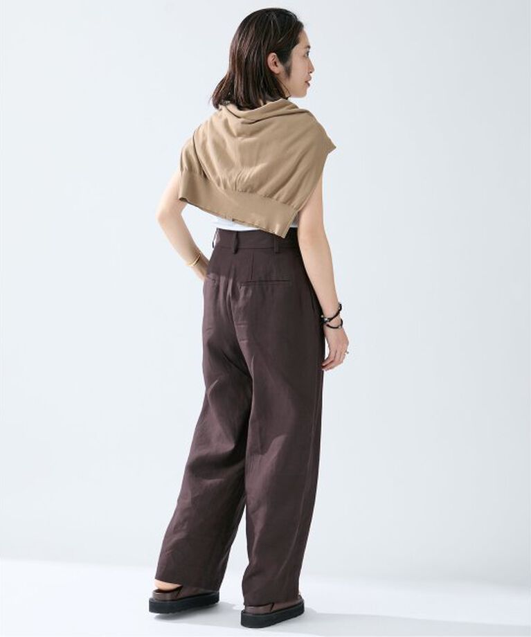 VERMEIL par iena「オーバークロスタックパンツ」|その他|