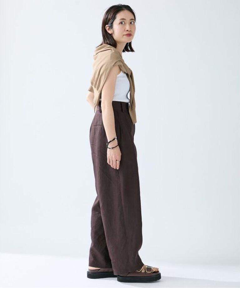 VERMEIL par iena「オーバークロスタックパンツ」|その他|