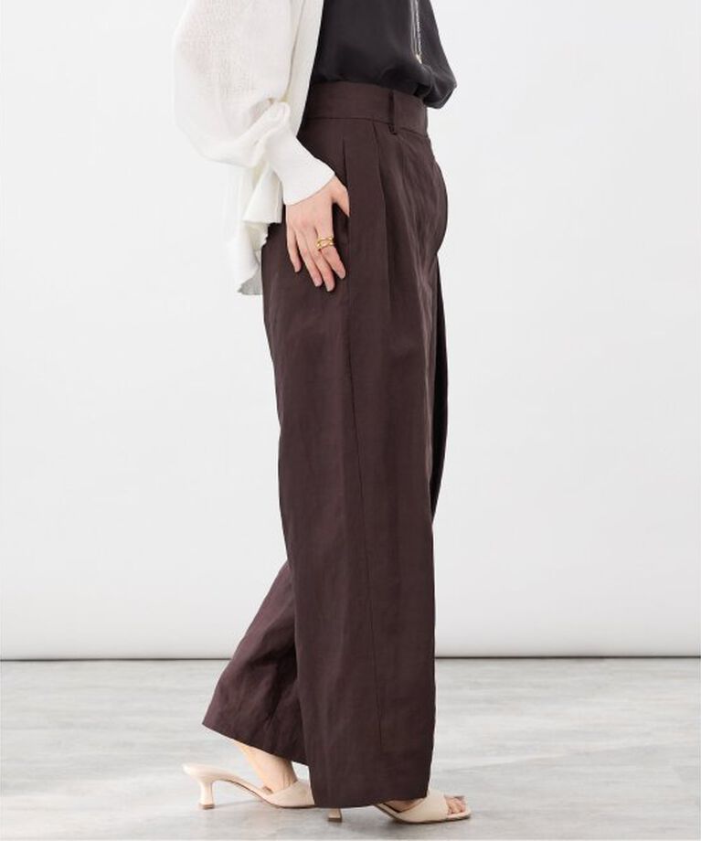 VERMEIL par iena「オーバークロスタックパンツ」|その他|