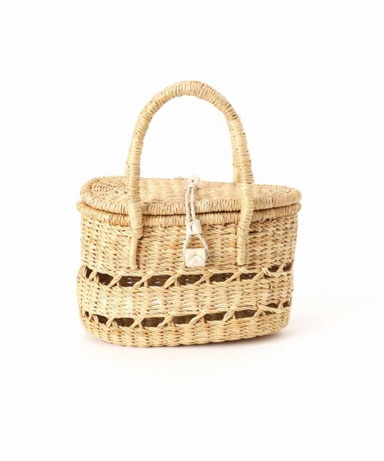IENA LA BOUCLE「《追加予約》LA BOUCLE lunch かごバッグ2」|かごバッグ|