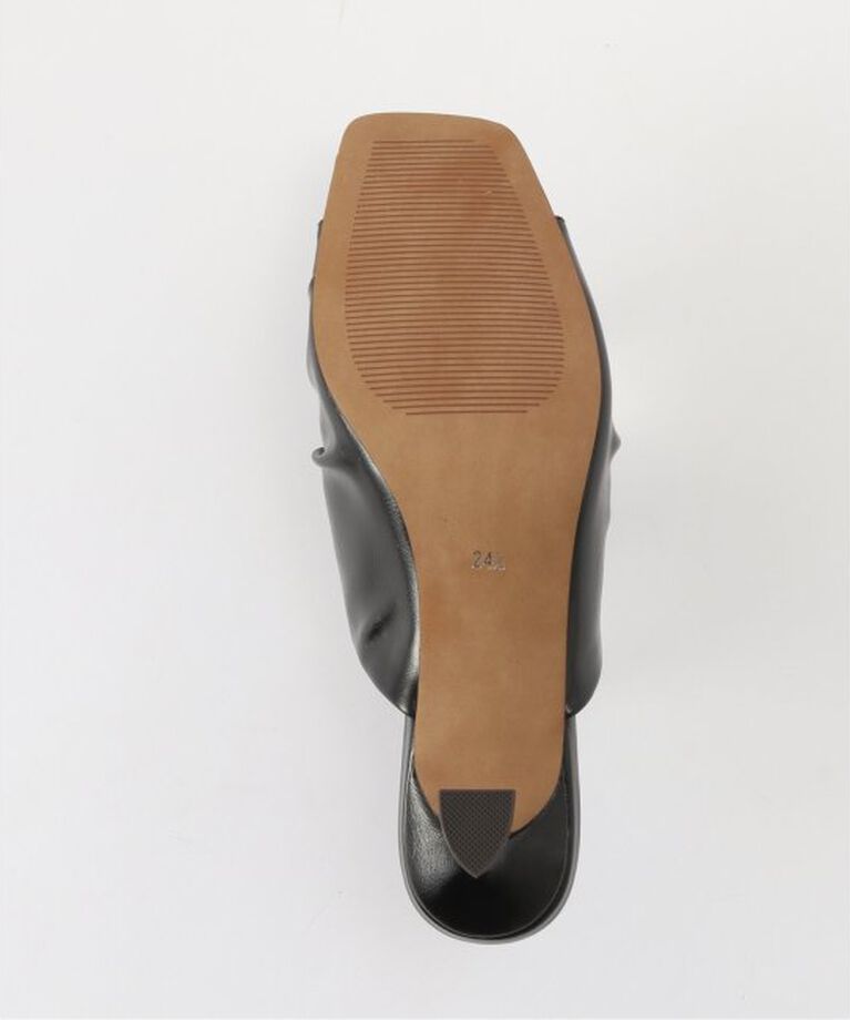 Oriens JOURNAL STANDARD「【LE VERNIS/ル・ベルニ】 Gather square mules 244-211 303」|サンダル|