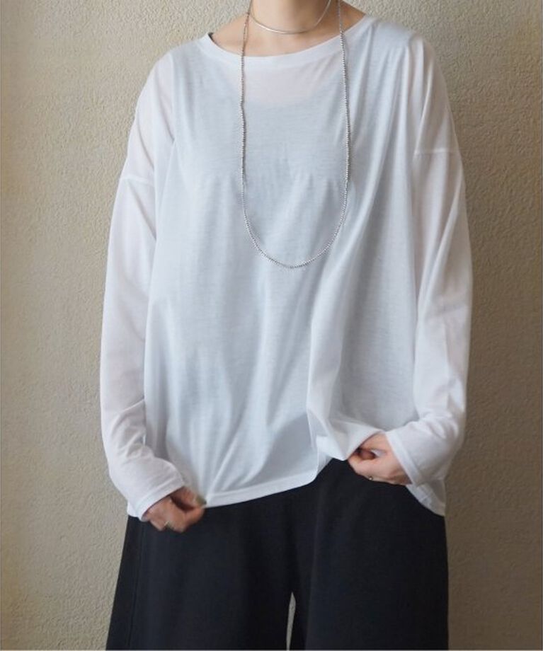 journal standard luxe「シアージャージ プル」|Tシャツ・カットソー|ホワイト