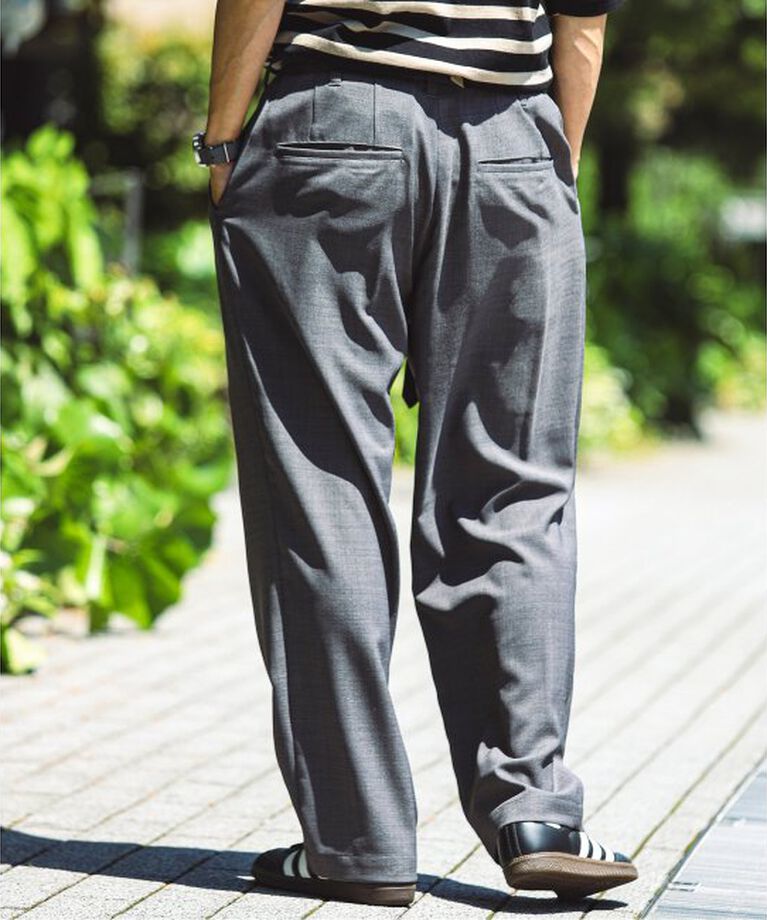 JOURNAL STANDARD relume「TECH バスケット ウォッシャブル メイクワイドスラックス」|スラックス|