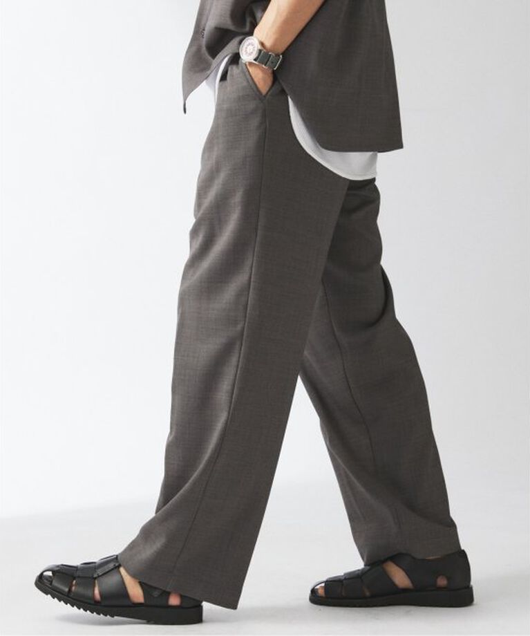 JOURNAL STANDARD relume「TECH バスケット ウォッシャブル メイクワイドスラックス」|スラックス|