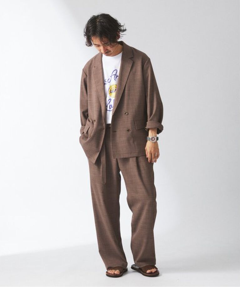 JOURNAL STANDARD relume「TECH バスケット ウォッシャブル メイクワイドスラックス」|スラックス|